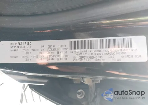 2019 Ram 1500 Tradesman 4X4 6'4 Box from USA, damaged, VIN 1C6SRFCTXKN601842